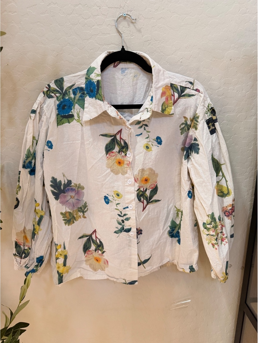 Floral Button Down Top